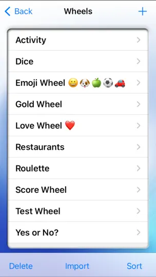 Скриншот YouSpin на iPhone 3