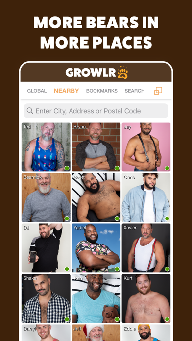 GROWLR: Gay Bears Near You Screenshot