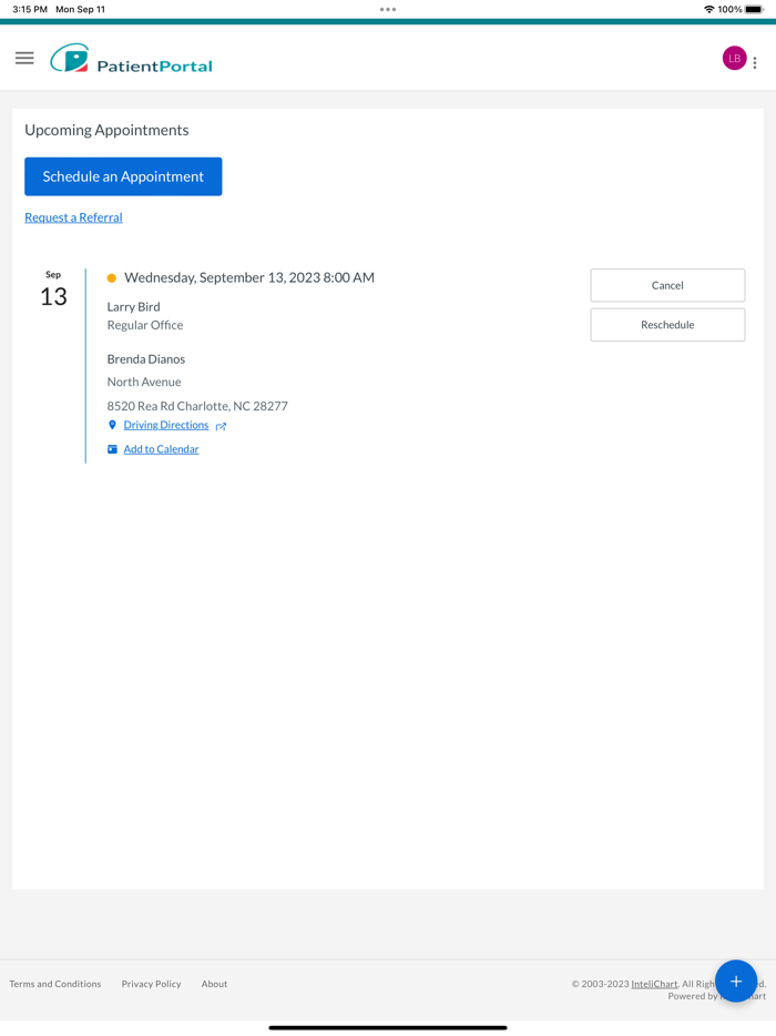 PatientPORTAL from InteliChart
