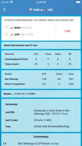 Game screenshot AstroCric - Cricket Live hack