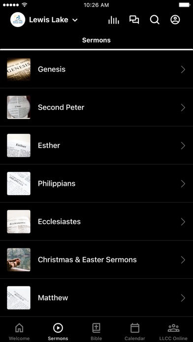 Lewis Lake Covenant Church Screenshot