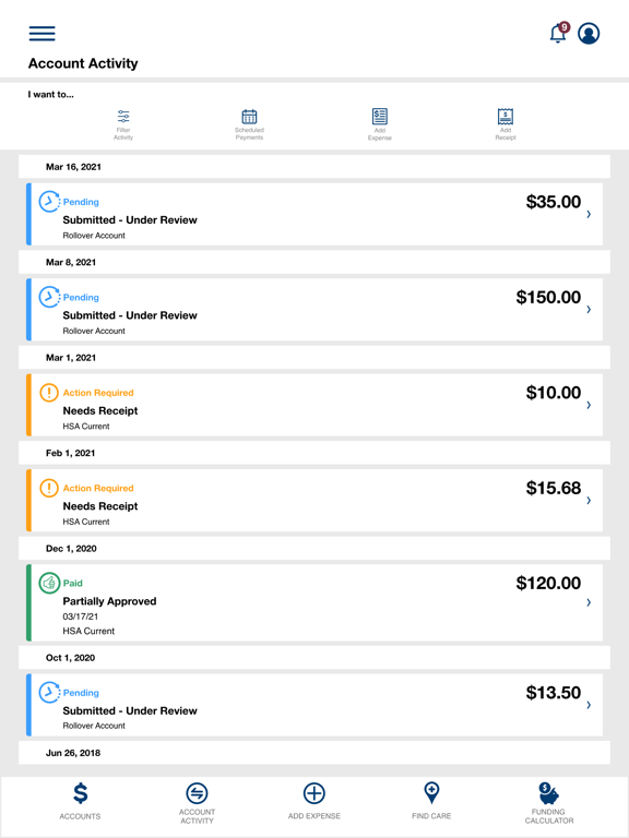 Zenith Flex iPad screenshot 1 - Medical app