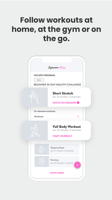 Supermom Fitness Screenshot