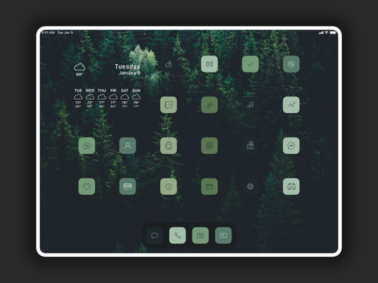 Brass: leuke iconen en widgets iPad app afbeelding 8