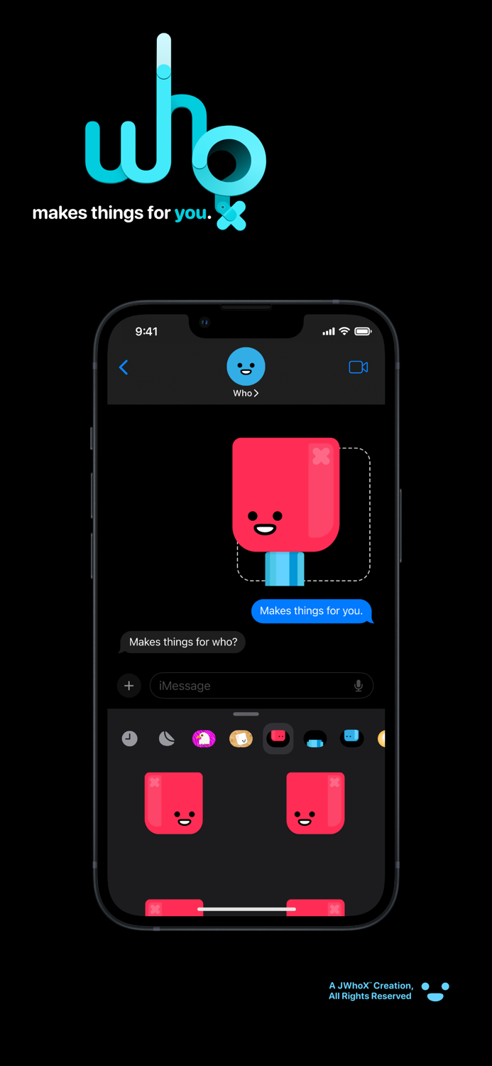 JWhoX GET Bubble Gum Sticker