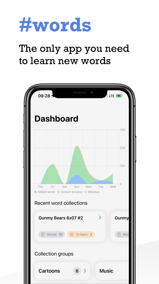 #1. Words Learning Tool (iOS) 由: Anatoliy Voropay