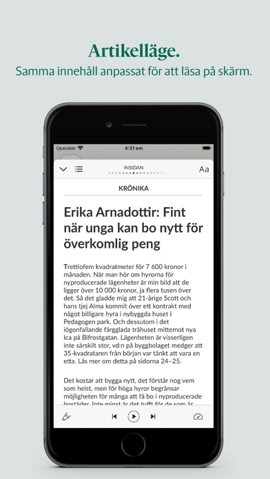 Mölndals-Posten e-tidning Screenshot