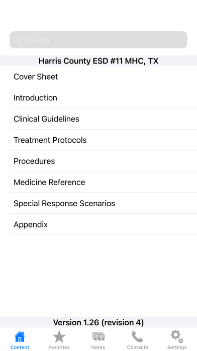 Harris County ESD #11 MHC Screenshot