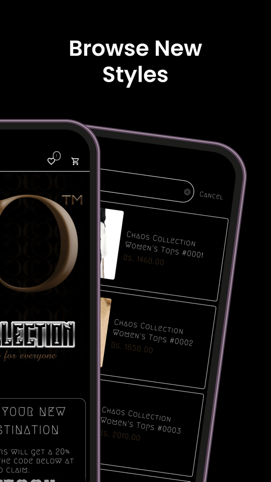 #2. CHAOS COLLECTION (iOS) By: Apptile