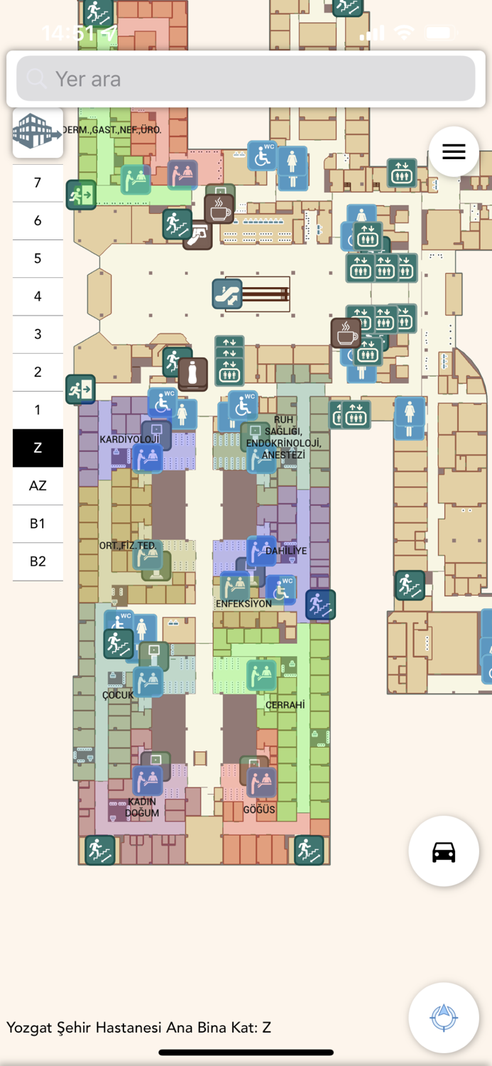 NAVX Bina İçi Navigasyon