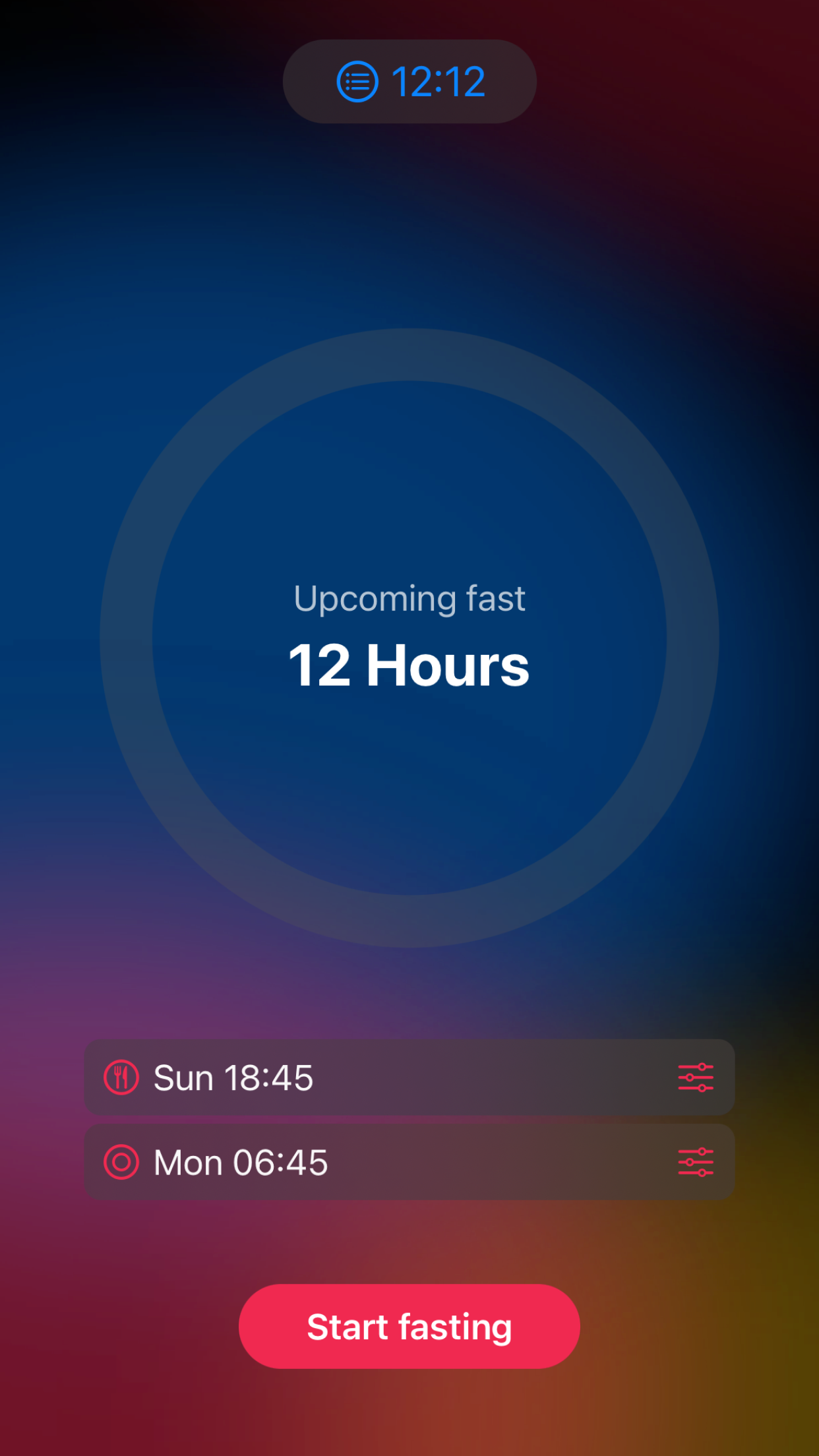 Fasting Tracking Timer