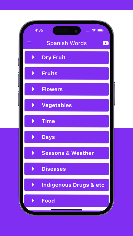 #1. Spanish Words App (iOS) 由: Valaji Global
