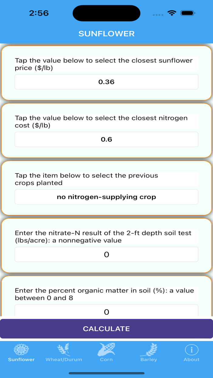 NDSU Nitrogen Calculator