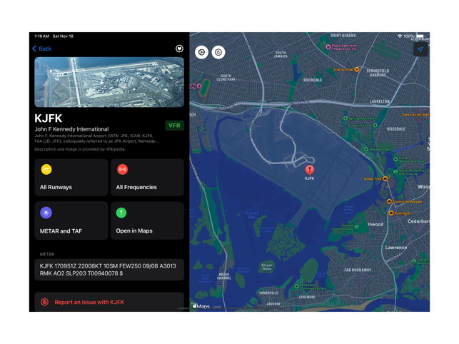 ‎AeroNautical - METAR and More Screenshot