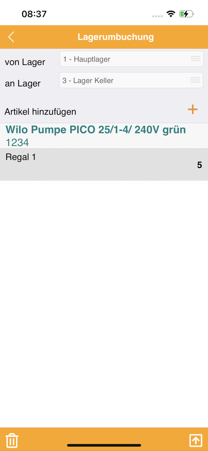 EasyTec mobile Lagerverwaltung