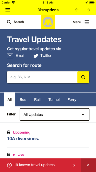 Merseytravel Screenshot