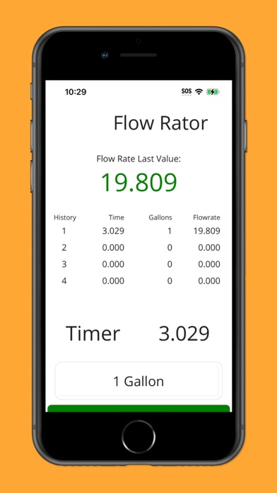 Screenshot 1 of OWL Flow Rator App