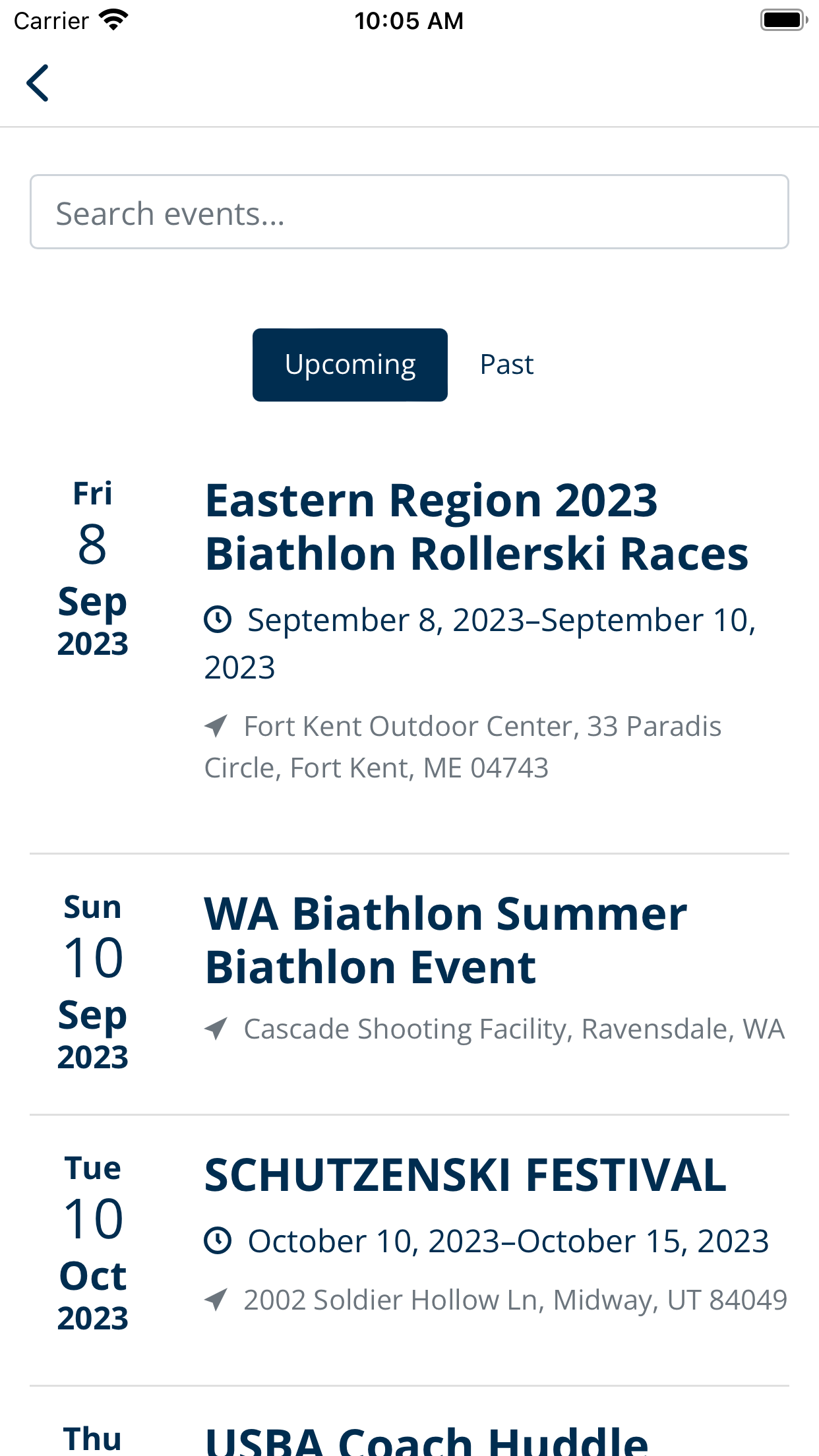 US Biathlon Center