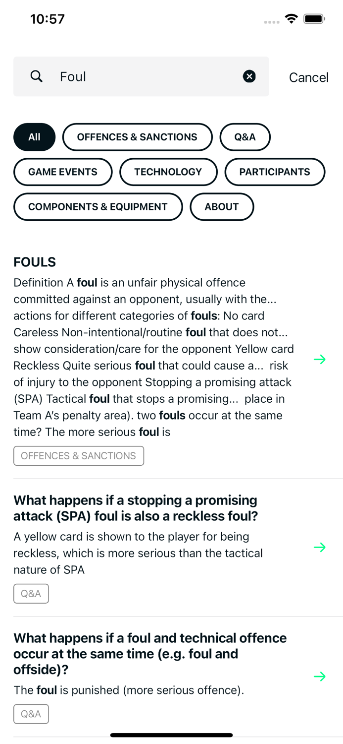 Football Rules by The IFAB