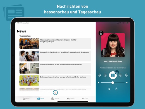 YOU FM App iPad screenshot 6 - Music app