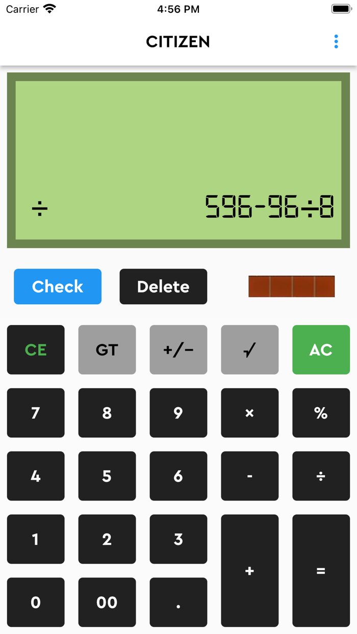 Citizen Basic Calculator