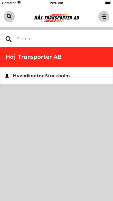 Håj Transporter Screenshot