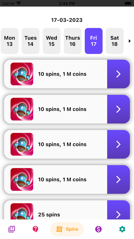 Spins & Coin - CM Reward - 3.0 - (iOS)