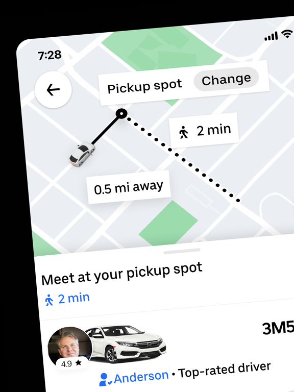 Screenshot #1 for Uber - Request a ride