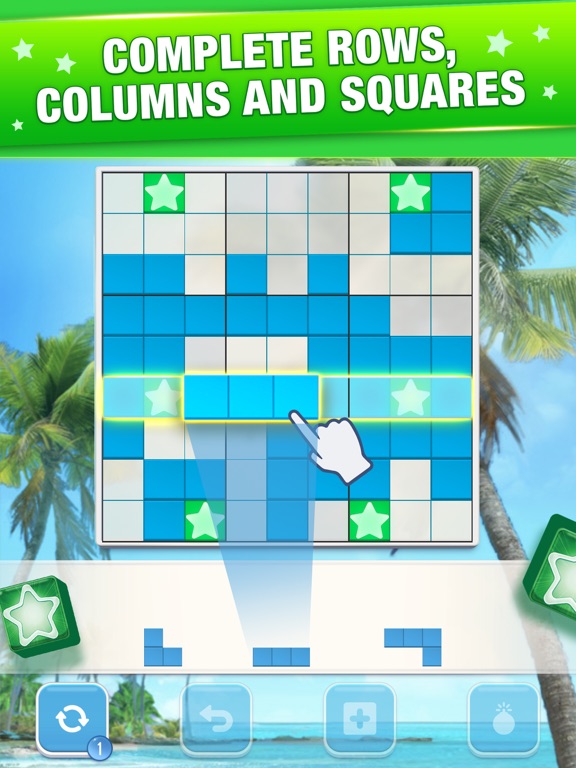Screenshot #4 pour Tetra Block - Puzzle Game