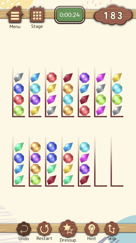 #5. Pastel Sort Puzzle (iOS) Podle: Jammsworks Inc.