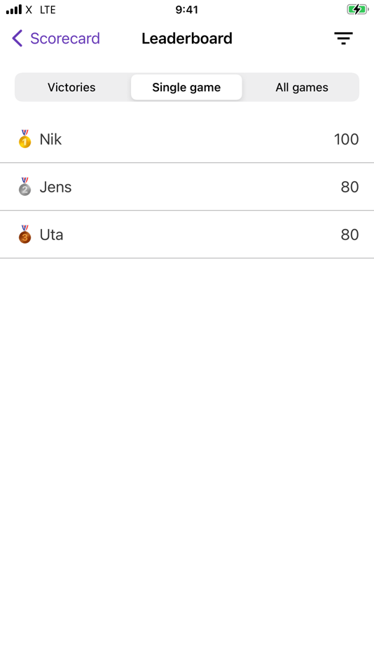 #5. Score Card your Score Counter (iOS) De: Niklas Baudy