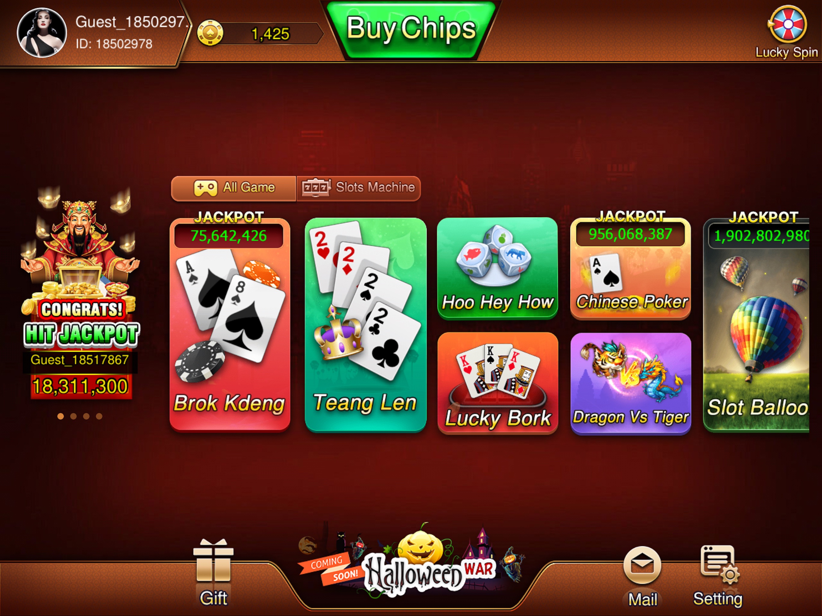 Win777 - Lengbear Poker Slotsのおすすめ画像1