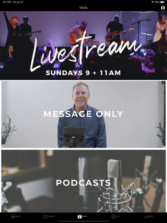 Christ Community Greeley CO iPad screenshot 3 - Lifestyle app