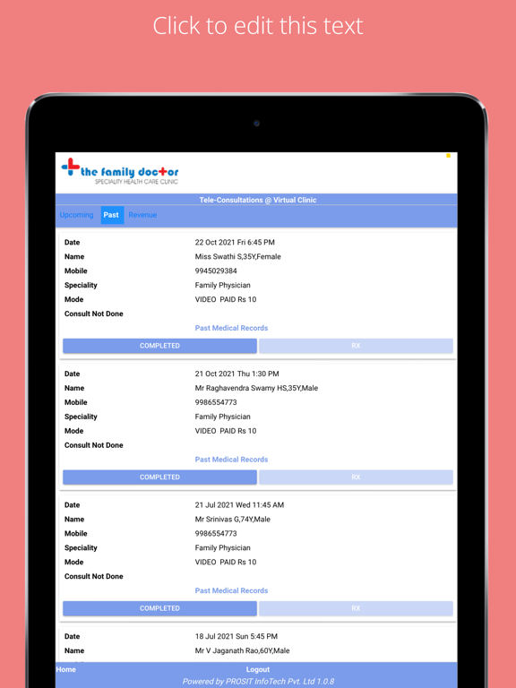 Screenshot #6 pour TheFamilyDoc For Doctors