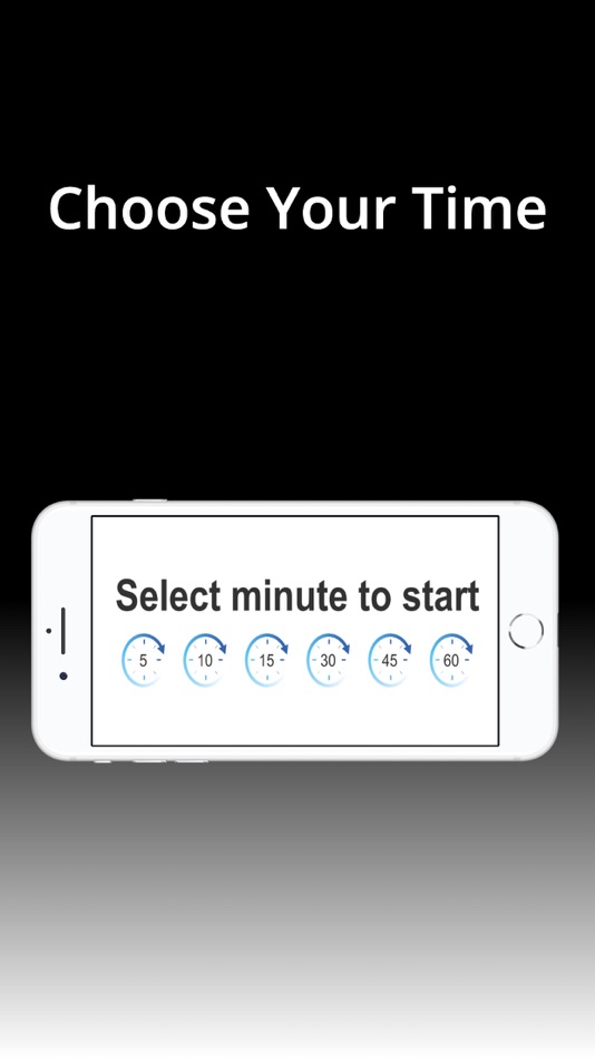 #2. Black White Timer (iOS) 由: Mehmet Akif ERSOY