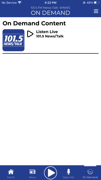WNWS News/Talk 101.5FM Screenshot