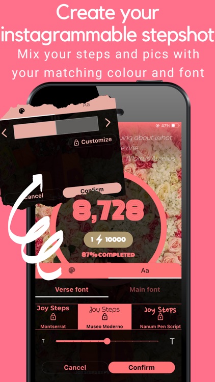 Pedometer Joy Steps Counter screenshot-3