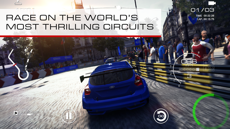 #2. GRID™ Autosport Custom Edition (iOS) Bởi: Feral Interactive Ltd