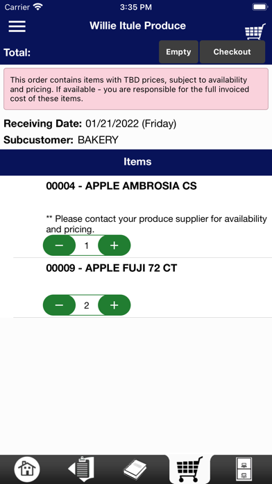 Willie Itule Produce Screenshot