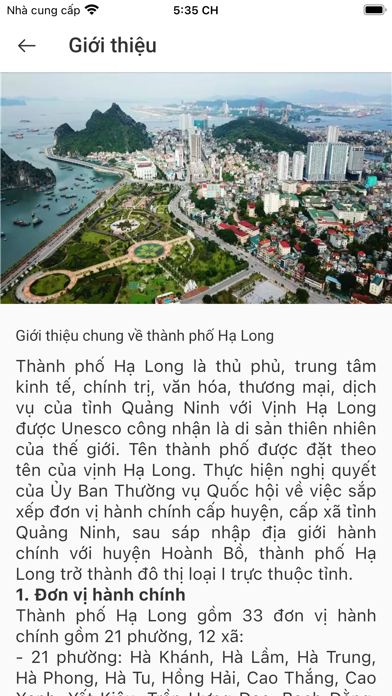 Hạ Long Tourism Screenshot