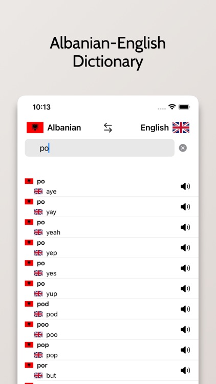 Albanian-English Dictionary screenshot-3