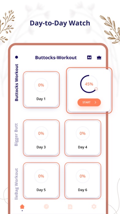 Buttocks Workout at Home:VAFit Screenshot