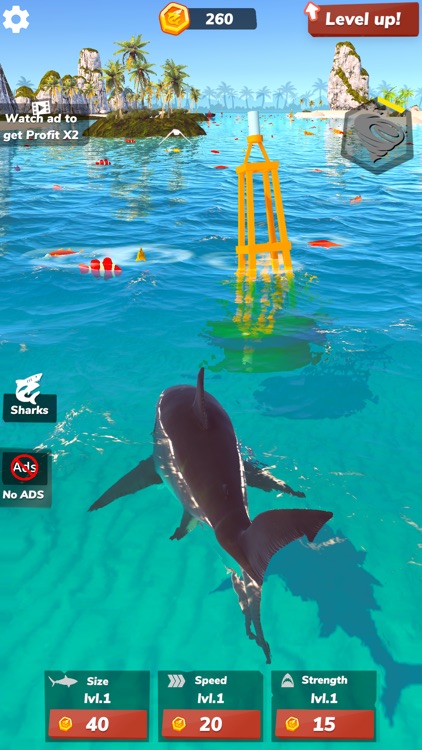 Idle Shark 2-Mega Tycoon Game