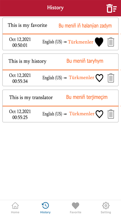 English To Turkmen Translator Screenshot