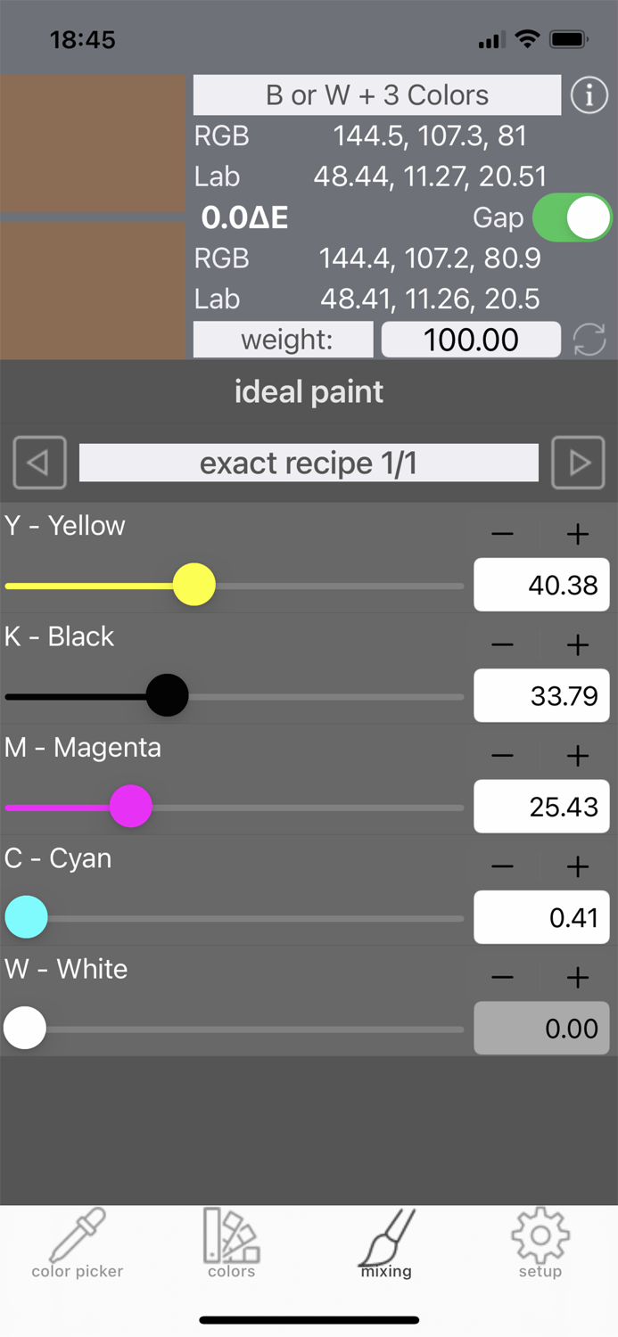 Real Paint mixing tools LITE