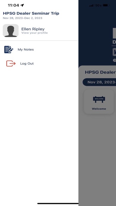HPSG Dealer Seminar Trip Screenshot