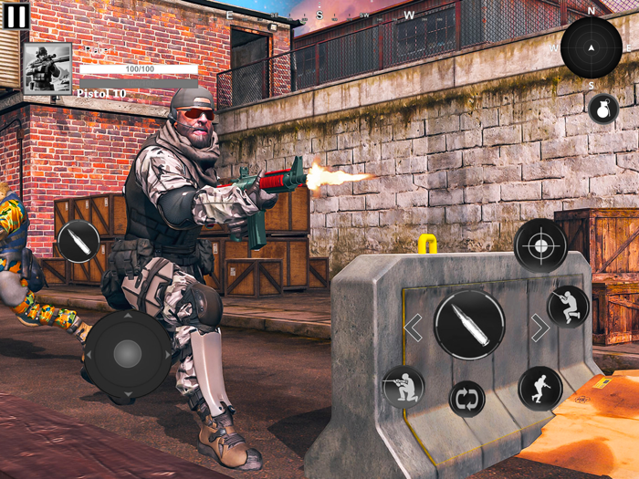 Military Shooting Battle Games