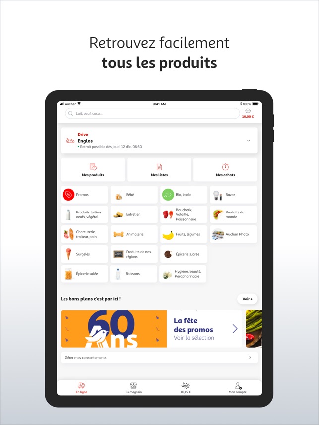 Auchan France dans l'App Store