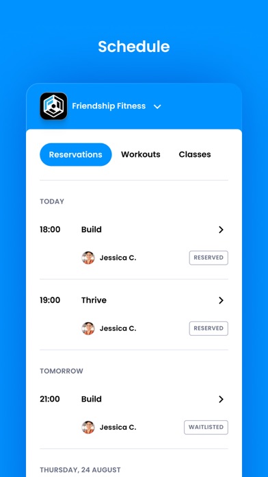 Friendship Fitness Screenshot