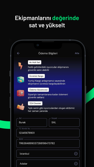 gamerpazar: Skin ve Ekipmanlar Screenshot